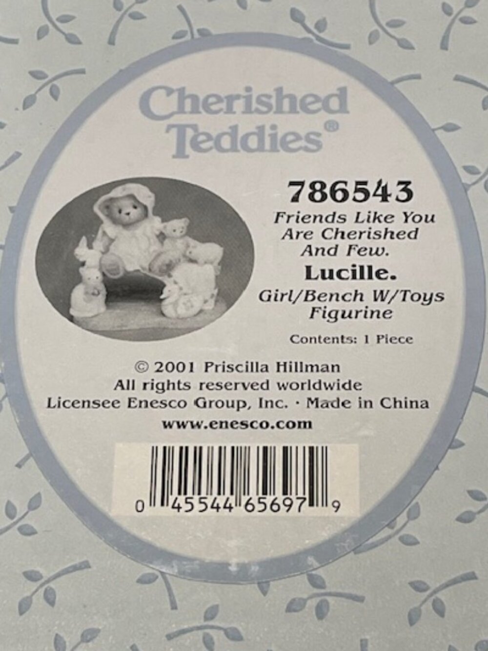Cherished Teddies Lucille (Girl with Toys) – Vintage/Retired - Picture 6 of 6